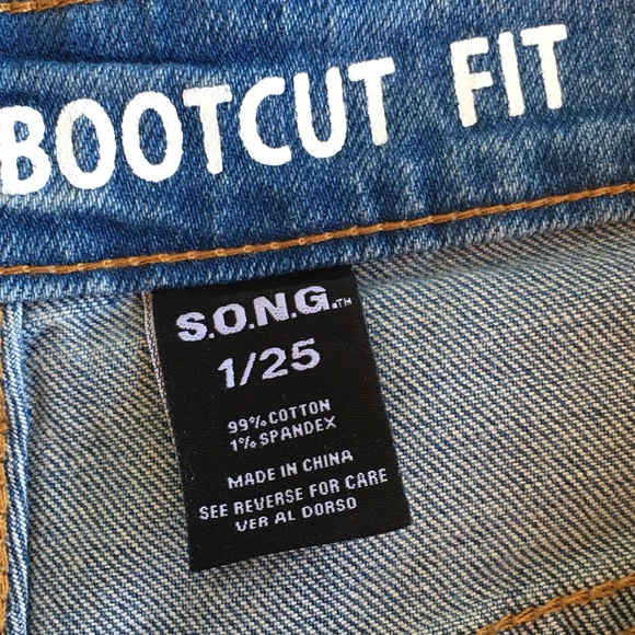 S.O.N.G Juniors Bootcut Fit NWT Jeans - Picture 6 of 8